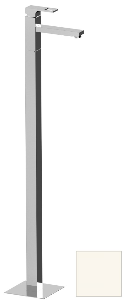 FORATA umyvadlová baterie s připojením do podlahy, bílá mat FT016/14